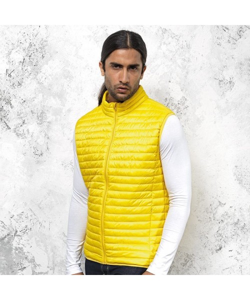 Plain fineline padded gilet 2786 Outer 40gsm, Lining 50gsm, Wadding 250 GSM